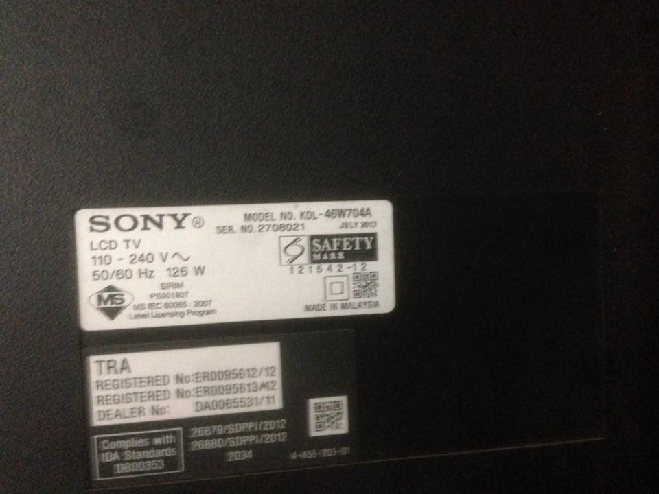 Model Tivi Sony