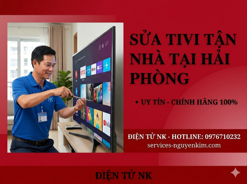 Sửa tivi tận nhà tại Hải Phòng - Uy tín, Giá Rẻ, Chính Hãng
