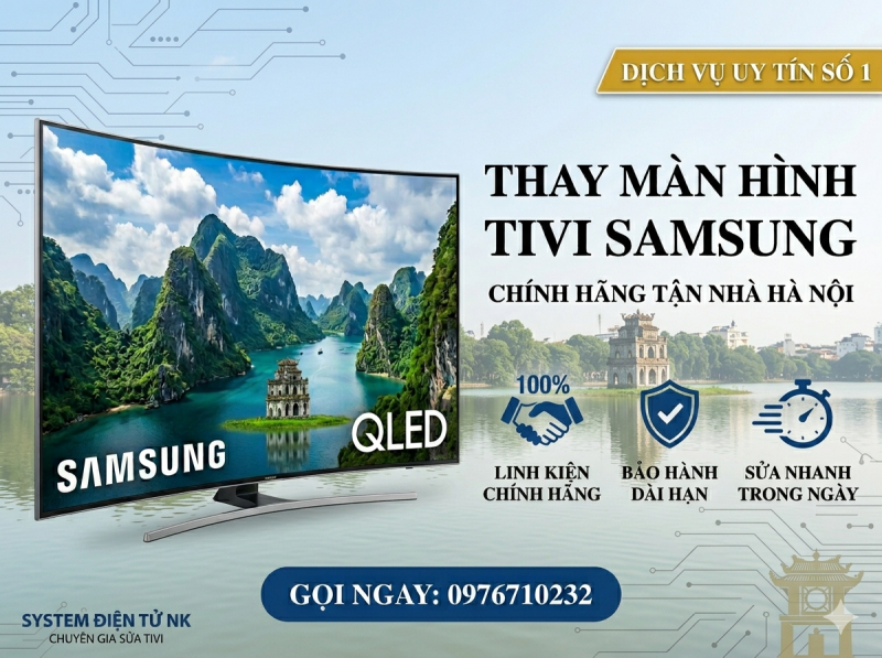 Thay Màn Hình Tivi Samsung Chính Hãng Tận Nhà Hà Nội | Giá Rẻ