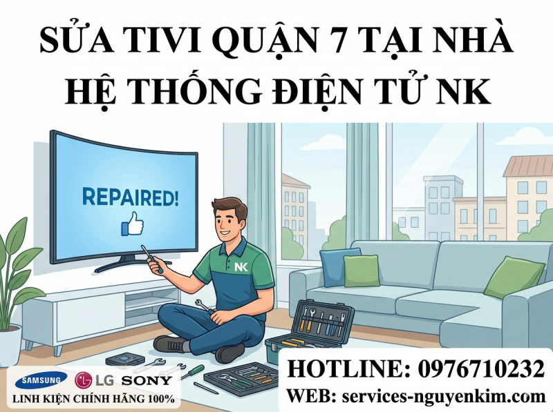 Sửa Tivi Tại Quận 7 Sài Gòn: Dịch Vụ Tận Nhà Chuyên Nghiệp, Giá Rẻ
