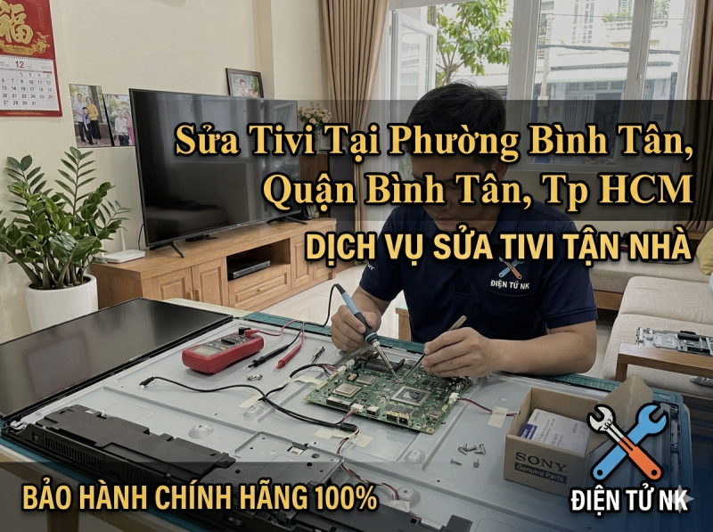 Sửa Tivi Tại Phường Bình Tân, Quận Bình Tân - Uy Tín, Giá Rẻ
